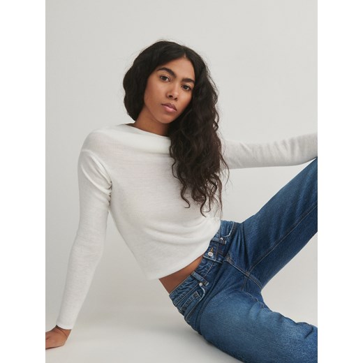 Reserved jeansy damskie casualowe