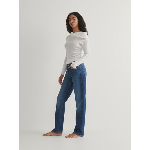 Jeansy damskie Reserved casualowe