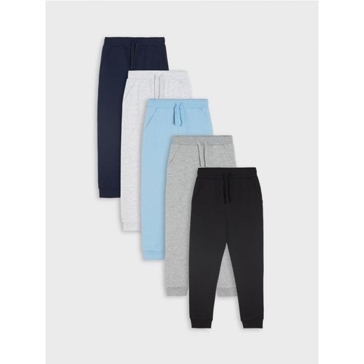 Sinsay - Spodnie dresowe jogger 5 pack - wielobarwny ze sklepu Sinsay w kategorii Spodnie chłopięce - zdjęcie 169456078