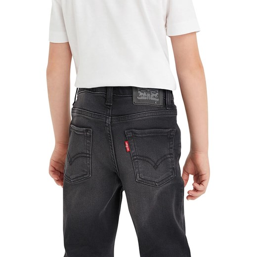 Czarne spodnie chłopięce Levi's wiosenne