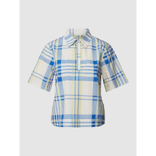 Bluzka koszulowa ze wzorem w kratę glencheck model ‘NELINAA’ ze sklepu Peek&Cloppenburg  w kategorii Koszule damskie - zdjęcie 169458626