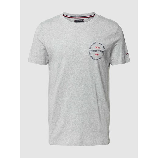 T-shirt o kroju slim fit z okrągłym dekoltem ze sklepu Peek&Cloppenburg  w kategorii T-shirty męskie - zdjęcie 169458669