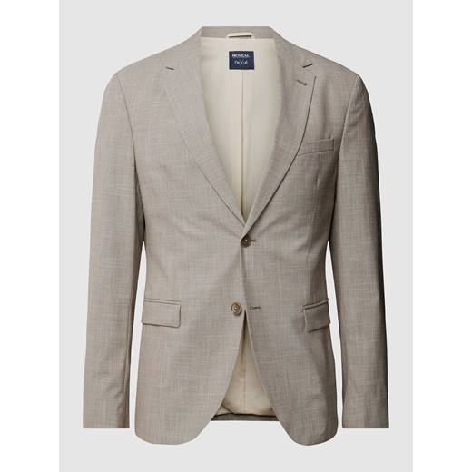 Marynarka o kroju slim fit z kołnierzem z połami ze sklepu Peek&Cloppenburg  w kategorii Marynarki męskie - zdjęcie 169458885