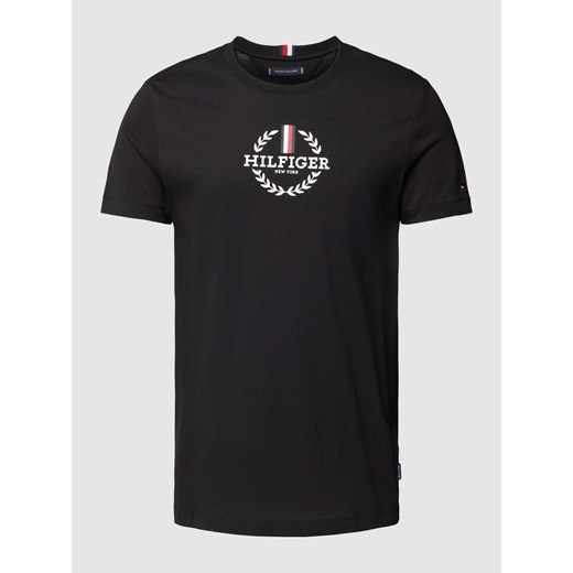 T-shirt o kroju slim fit z okrągłym dekoltem ze sklepu Peek&Cloppenburg  w kategorii T-shirty męskie - zdjęcie 169458925