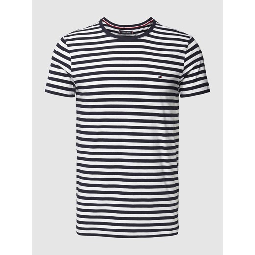 T-shirt o kroju slim fit z wyhaftowanym logo ze sklepu Peek&Cloppenburg  w kategorii T-shirty męskie - zdjęcie 169459058