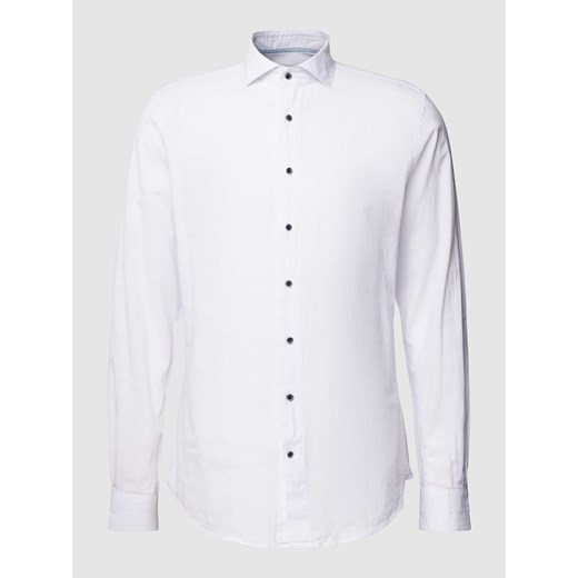 Koszula biznesowa o kroju regular fit z kołnierzykiem typu cutaway ze sklepu Peek&Cloppenburg  w kategorii Koszule męskie - zdjęcie 169459149
