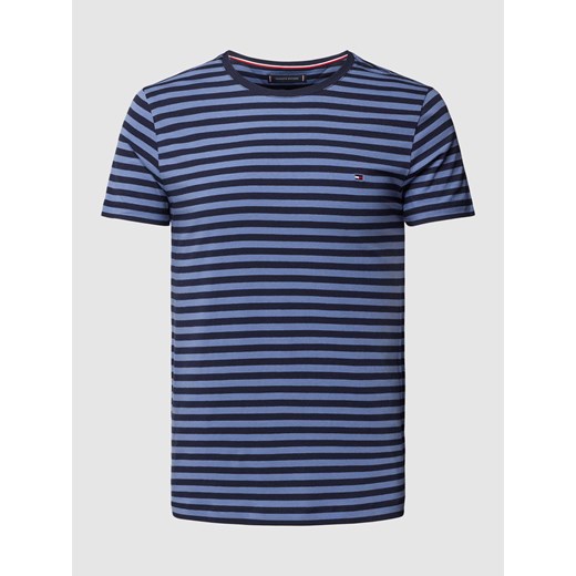T-shirt o kroju slim fit z wyhaftowanym logo ze sklepu Peek&Cloppenburg  w kategorii T-shirty męskie - zdjęcie 169459375