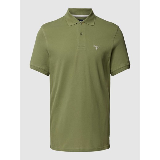 Koszulka polo o kroju slim fit z wyhaftowanym logo ze sklepu Peek&Cloppenburg  w kategorii T-shirty męskie - zdjęcie 169459386