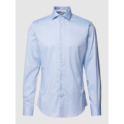Koszula biznesowa o kroju slim fit z kołnierzykiem typu cutaway model ‘CUTAWAY’ ze sklepu Peek&Cloppenburg  w kategorii Koszule męskie - zdjęcie 169459436