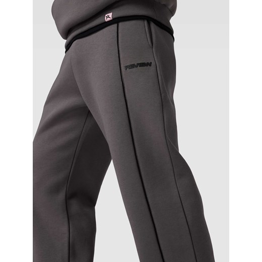 Spodnie dresowe z paskami w kontrastowym kolorze Review M Peek&Cloppenburg 
