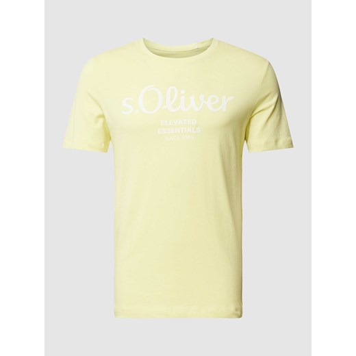 T-shirt z nadrukiem z logo ze sklepu Peek&Cloppenburg  w kategorii T-shirty męskie - zdjęcie 169459477