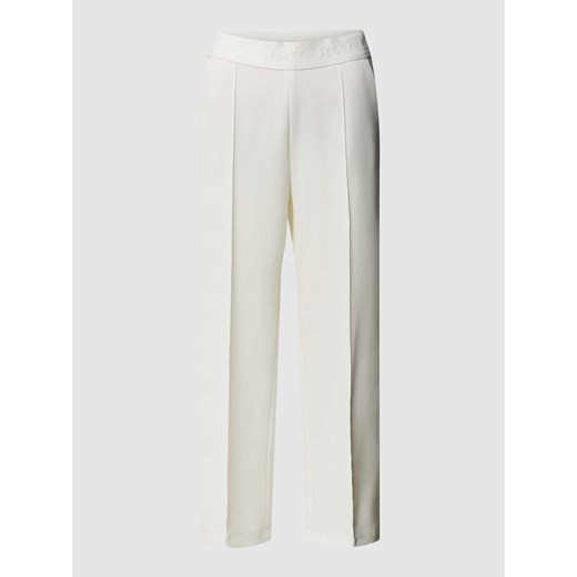 Spodnie materiałowe z szeroką nogawką i zakładkami w pasie model ‘CAMERON’ ze sklepu Peek&Cloppenburg  w kategorii Spodnie damskie - zdjęcie 169459516