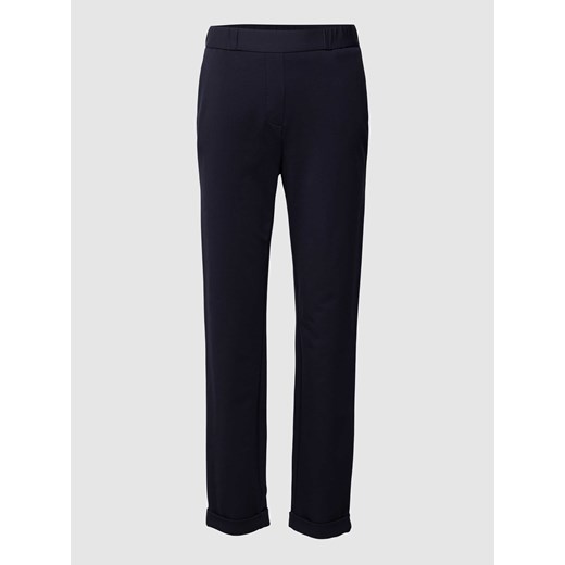 Spodnie materiałowe o kroju regular fit z elastycznym pasem ze sklepu Peek&Cloppenburg  w kategorii Spodnie damskie - zdjęcie 169459565