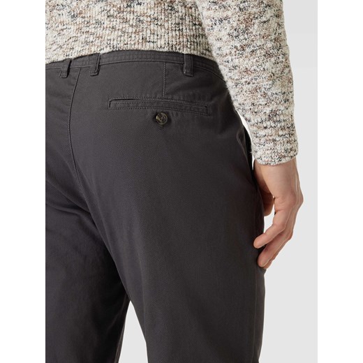 Spodnie materiałowe o kroju slim fit z fakturowanym wzorem 58 Peek&Cloppenburg 