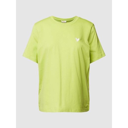 T-shirt z wyhaftowanym motywem model ‘Heart’ ze sklepu Peek&Cloppenburg  w kategorii Bluzki damskie - zdjęcie 169459608
