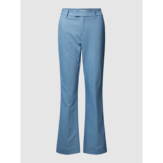 Spodnie materiałowe z poszerzaną nogawką w jednolitym kolorze model ‘ELLEN Mos Mosh 40 Peek&Cloppenburg 