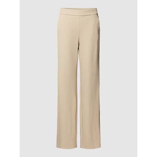 Spodnie materiałowe o rozkloszowanym kroju z lamowanymi kieszeniami model ‘CHIARA’ ze sklepu Peek&Cloppenburg  w kategorii Spodnie damskie - zdjęcie 169460779
