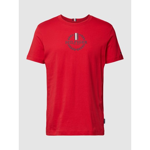 T-shirt o kroju slim fit z okrągłym dekoltem ze sklepu Peek&Cloppenburg  w kategorii T-shirty męskie - zdjęcie 169460938