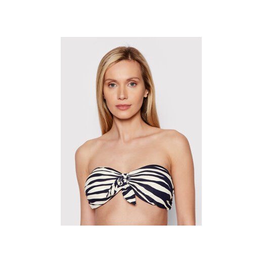 MICHAEL Michael Kors Góra od bikini MM3D948 Beżowy Michael Michael Kors M wyprzedaż MODIVO