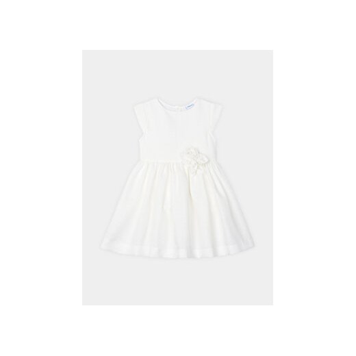 Mayoral Sukienka elegancka 3913 Biały Regular Fit ze sklepu MODIVO w kategorii Sukienki dziewczęce - zdjęcie 169463036