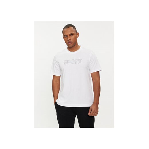 Calvin Klein Performance T-Shirt Graphic 00GMS4K169 Biały Regular Fit ze sklepu MODIVO w kategorii T-shirty męskie - zdjęcie 169463095