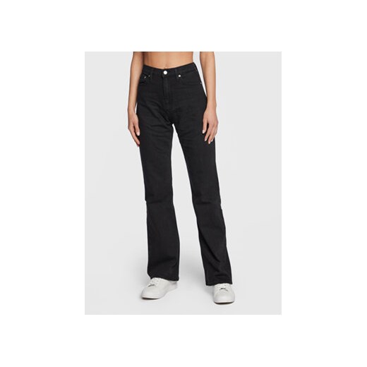 Calvin Klein Jeans Jeansy J20J220826 Czarny Bootcut Fit ze sklepu MODIVO w kategorii Jeansy damskie - zdjęcie 169463135