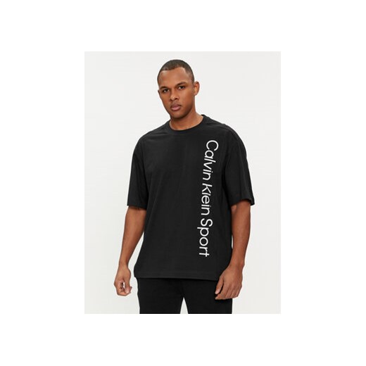 Calvin Klein Performance T-Shirt 00GMS4K173 Czarny Regular Fit ze sklepu MODIVO w kategorii T-shirty męskie - zdjęcie 169463257