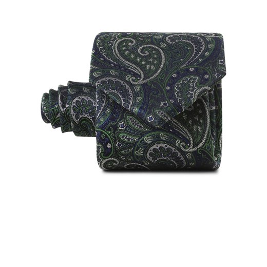 Andrew James Jedwabny krawat męski Mężczyźni jodłowy wzorzysty ze sklepu vangraaf w kategorii Krawaty - zdjęcie 169465055