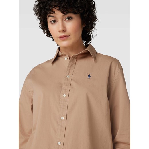 Bluzka koszulowa z wyhaftowanym logo Polo Ralph Lauren L Peek&Cloppenburg 