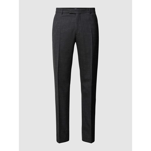 Spodnie do garnituru o kroju slim fit z efektem melanżu model ‘Blair’ ze sklepu Peek&Cloppenburg  w kategorii Spodnie męskie - zdjęcie 169466425