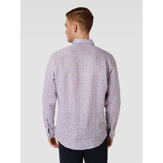Koszula casualowa o kroju regular fit z lnu ze wzorem na całej powierzchni XL Peek&Cloppenburg 