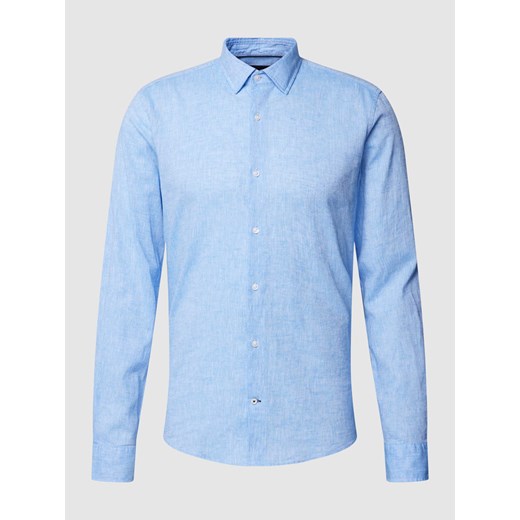 Koszula biznesowa o kroju slim fit z kołnierzykiem typu kent ze sklepu Peek&Cloppenburg  w kategorii Koszule męskie - zdjęcie 169466606