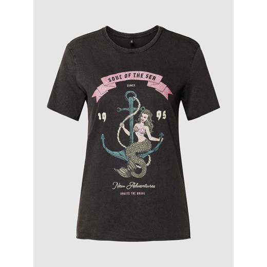 T-shirt z nadrukiem z motywem model ‘LUCY LIFE’ XS Peek&Cloppenburg 