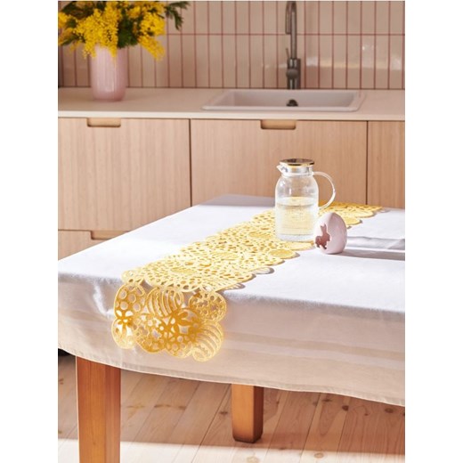 Sinsay - Bieżnik na stół - żółty Sinsay Jeden rozmiar Sinsay