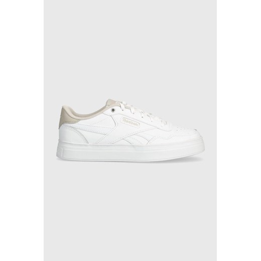 Białe buty sportowe damskie Reebok Classic sneakersy sznurowane 