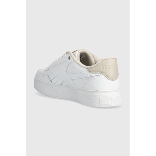 Buty sportowe damskie Reebok Classic sneakersy białe sznurowane na wiosnę 