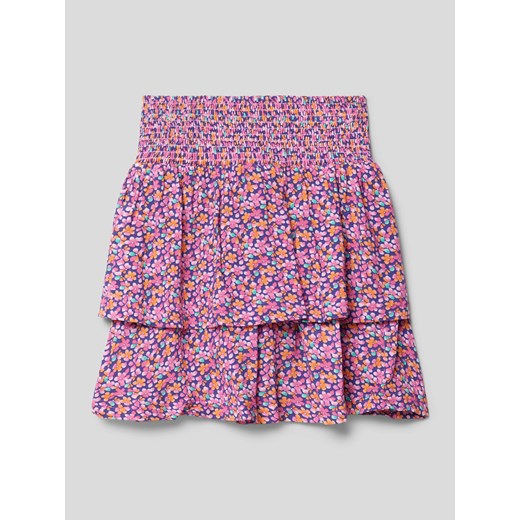 Spódnica mini z wiskozy z efektem stopniowania ze sklepu Peek&Cloppenburg  w kategorii Spódnice dziewczęce - zdjęcie 169471565