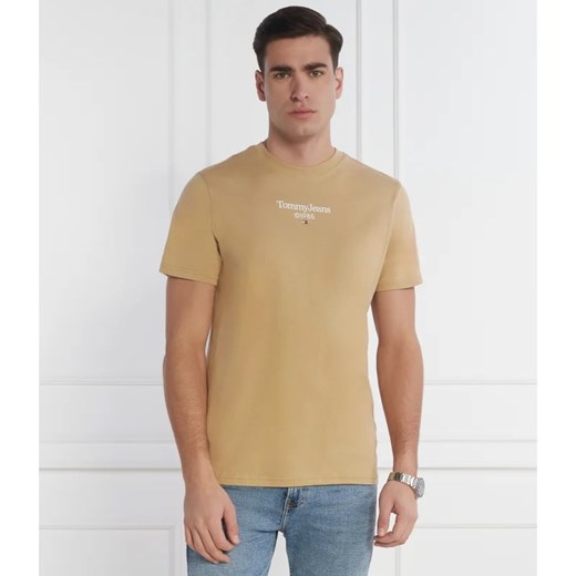 T-shirt męski Tommy Jeans z krótkim rękawem bawełniany