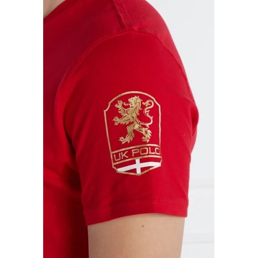 T-shirt męski La Martina czerwony