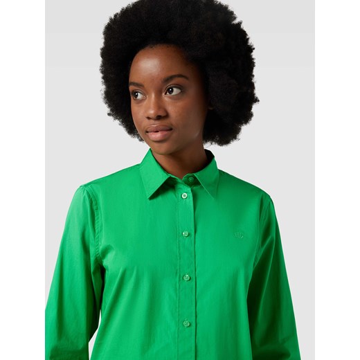 Bluzka koszulowa w jednolitym kolorze model ‘JAMELKO’ L Peek&Cloppenburg 