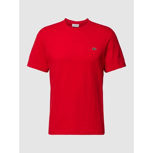 T-shirt z okrągłym dekoltem i wyhaftowanym logo ze sklepu Peek&Cloppenburg  w kategorii T-shirty męskie - zdjęcie 169484279
