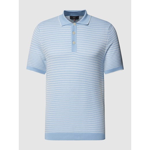 Koszulka polo o kroju slim fit ze wzorem w paski model ‘Flavius’ ze sklepu Peek&Cloppenburg  w kategorii T-shirty męskie - zdjęcie 169484637