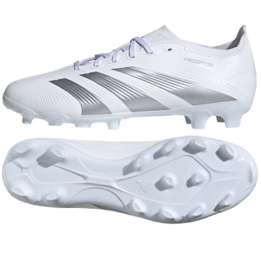 Buty piłkarskie adidas Predator League L Mg M IE2611 białe ze sklepu ButyModne.pl w kategorii Buty sportowe męskie - zdjęcie 169486866