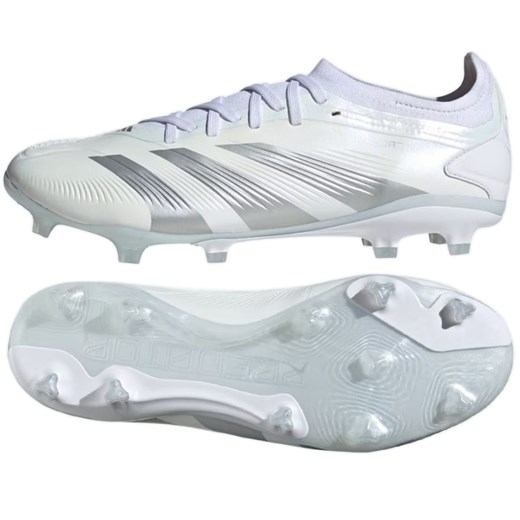 Buty piłkarskie adidas Predator Pro Fg M IG7778 białe ze sklepu ButyModne.pl w kategorii Buty sportowe męskie - zdjęcie 169486867