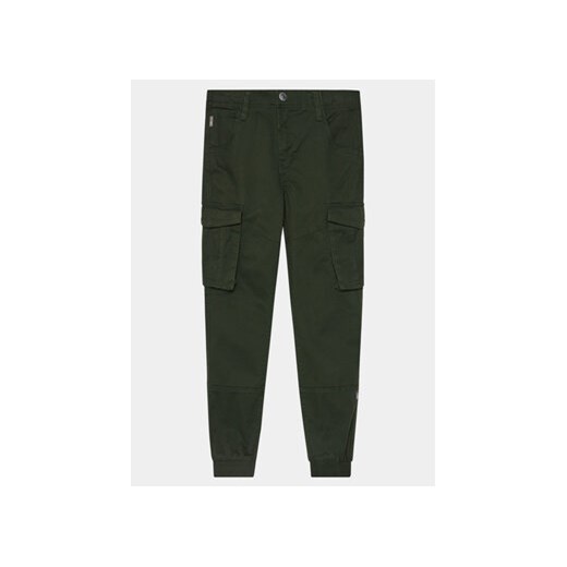 NAME IT Spodnie materiałowe Ryan 13151735 Zielony Regular Fit ze sklepu MODIVO w kategorii Spodnie chłopięce - zdjęcie 169491628