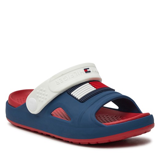 Sandały Tommy Hilfiger T3X2-33440-0083 S Blu/Bianco X007 Tommy Hilfiger 35 eobuwie.pl