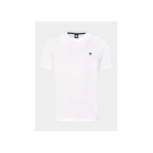 North Sails T-Shirt Bollo 692970 Biały Regular Fit ze sklepu MODIVO w kategorii T-shirty męskie - zdjęcie 169494109