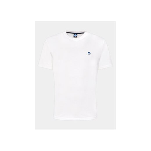 North Sails T-Shirt Bollo 692970 Biały Regular Fit North Sails S MODIVO