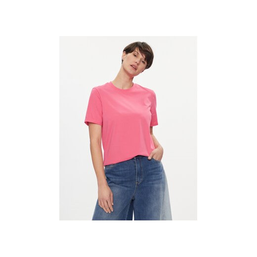 Pieces T-Shirt Ria 17086970 Różowy Regular Fit ze sklepu MODIVO w kategorii Bluzki damskie - zdjęcie 169494175