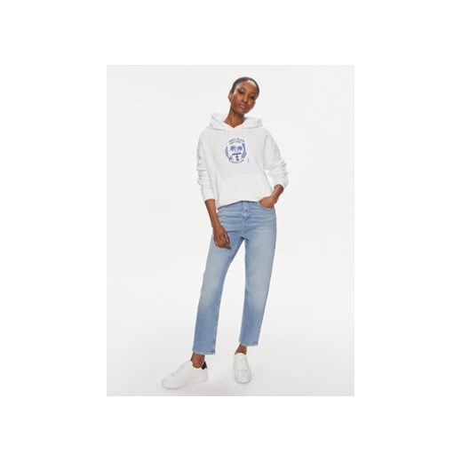 Tommy Jeans Bluza DW0DW17792 Biały Boxy Fit Tommy Jeans XS MODIVO